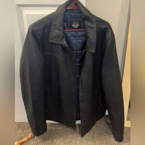 Men's leather jacke SIZE XL